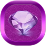 Logo of Purple Diamonds GO Launcher Theme android Application 